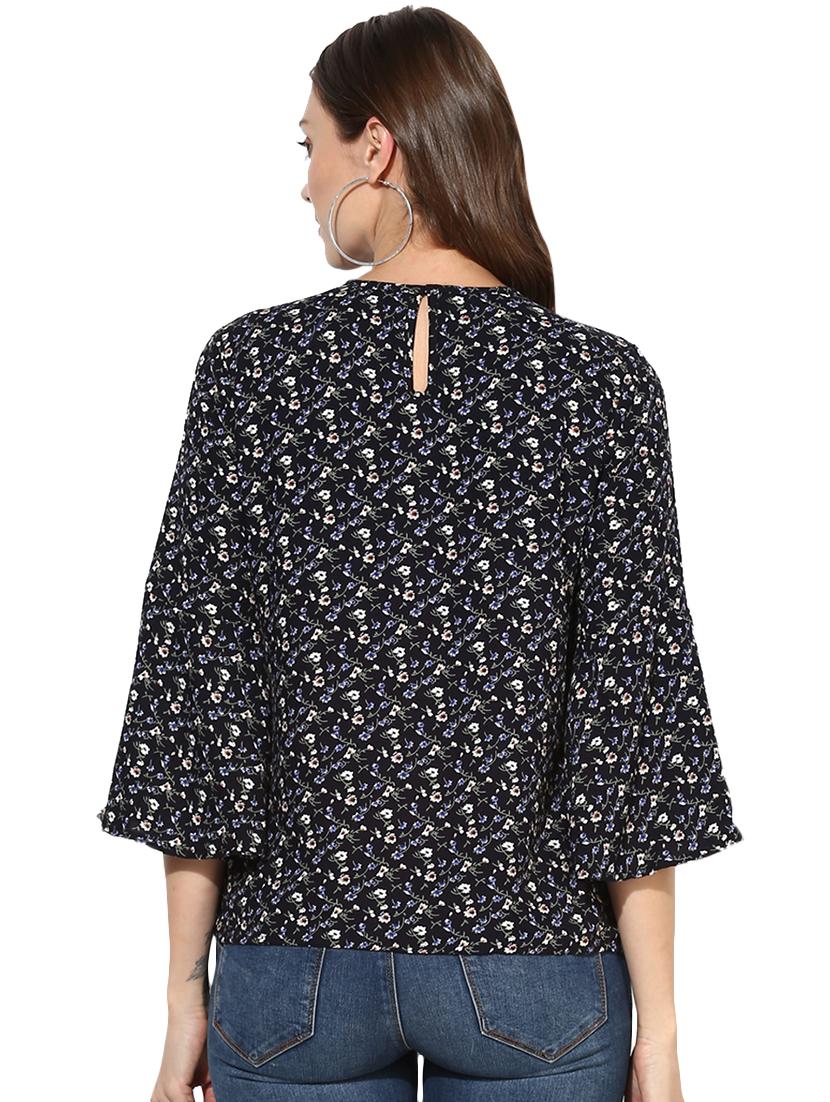 bell sleeved floral top - 15969720 - Zoom Image - 3