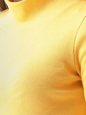 turtle neck button detail top - 15969755 - Standard Image - 4