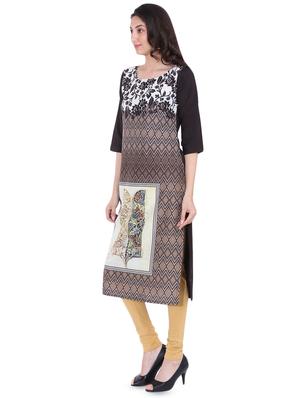 digital printed straight kurta - 15969855 - Standard Image - 2