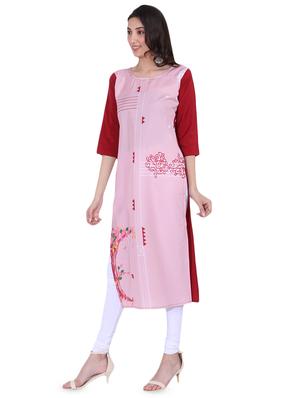 digital printed straight kurta - 15969860 - Standard Image - 2