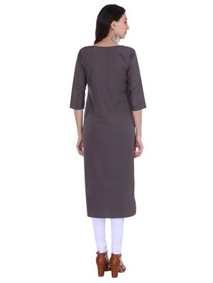 digital printed straight kurta - 15969863 - Standard Image - 3