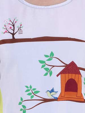 digital printed straight kurta - 15969863 - Standard Image - 4