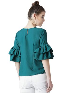 bell sleeved embroidered top - 15969968 - Standard Image - 3