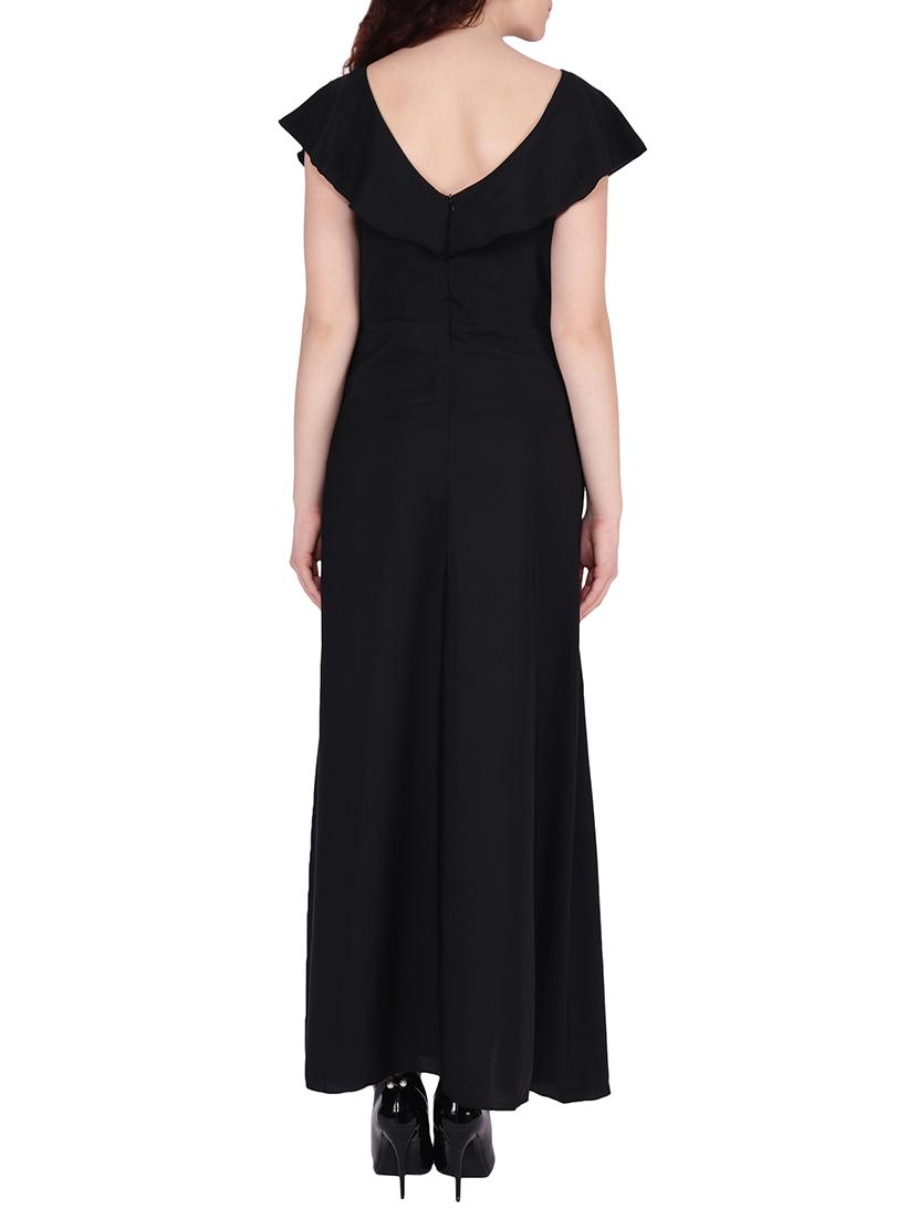 ruffle detail maxi dress - 15970266 - Zoom Image - 3