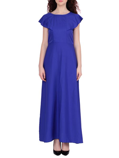 ruffle detail maxi dress - 15970268 - Standard Image - 1