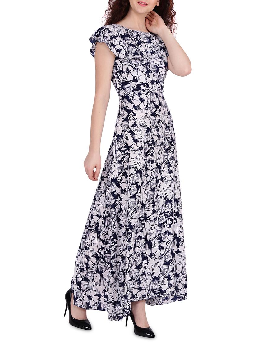 ruffle detail floral maxi dress - 15970269 - Zoom Image - 2