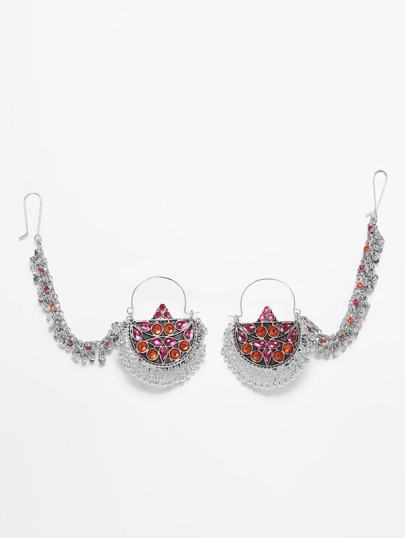 multi colored chandballi earring - 15970289 - Zoom Image - 1