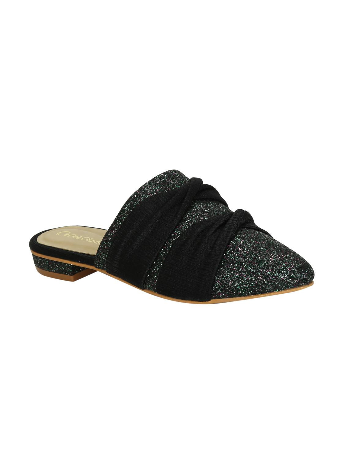 black slip on mules - 15971434 - Zoom Image - 1