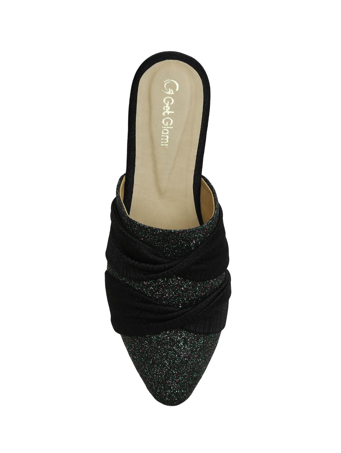 black slip on mules - 15971434 - Zoom Image - 4