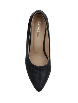 black slip on pumps - 15971440 - Standard Image - 4