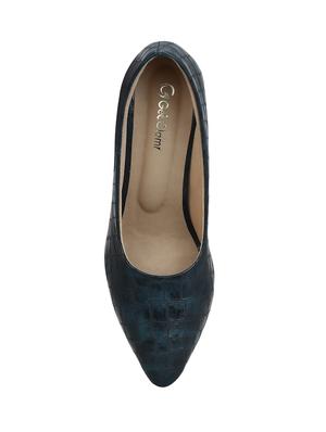 navy slip on pumps - 15971441 - Standard Image - 4