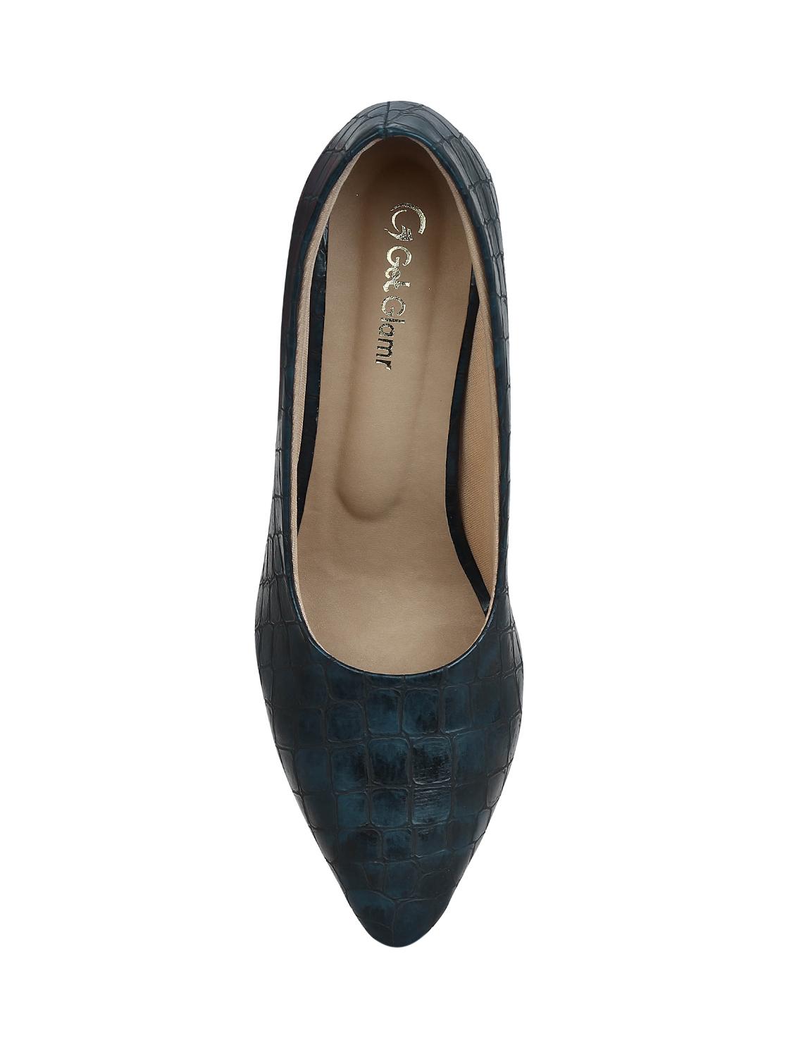 navy slip on pumps - 15971441 - Zoom Image - 4
