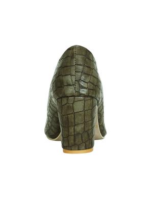 green slip on pumps - 15971442 - Standard Image - 3