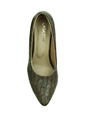 green slip on pumps - 15971442 - Standard Image - 4