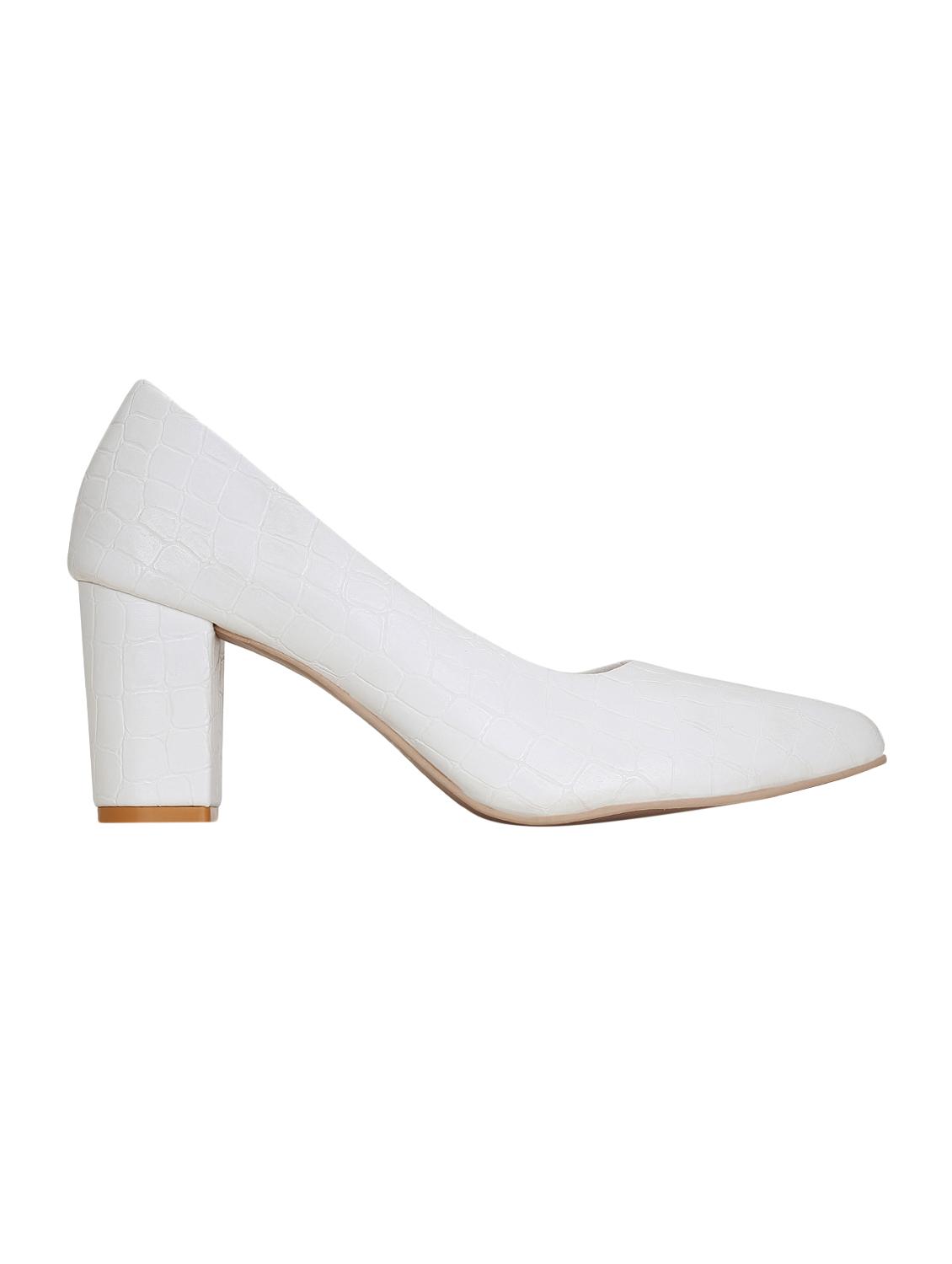 white slip on pumps - 15971443 - Zoom Image - 2