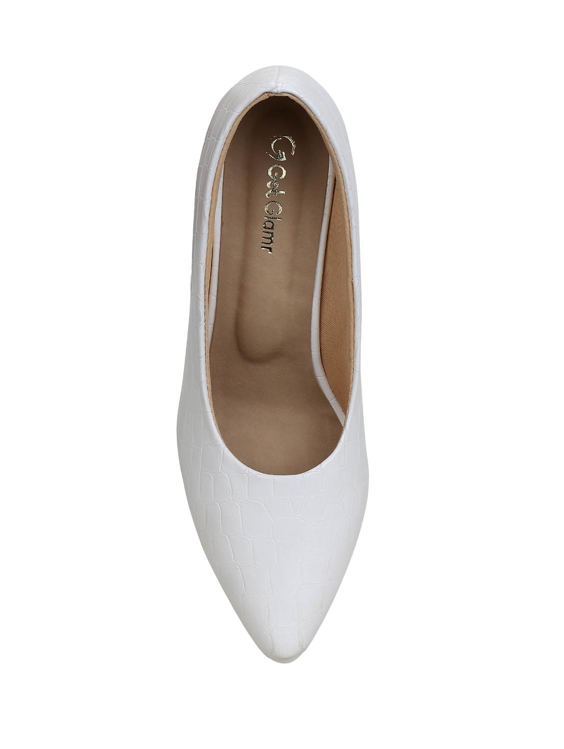white slip on pumps - 15971443 - Zoom Image - 4