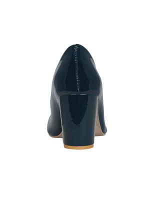 navy slip on pumps - 15971445 - Standard Image - 3