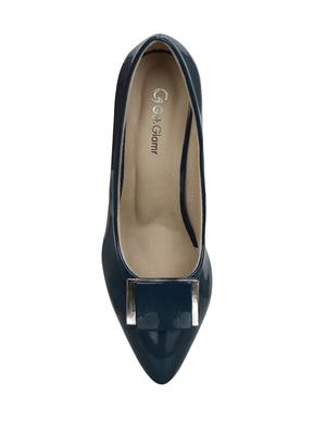 navy slip on pumps - 15971445 - Standard Image - 4