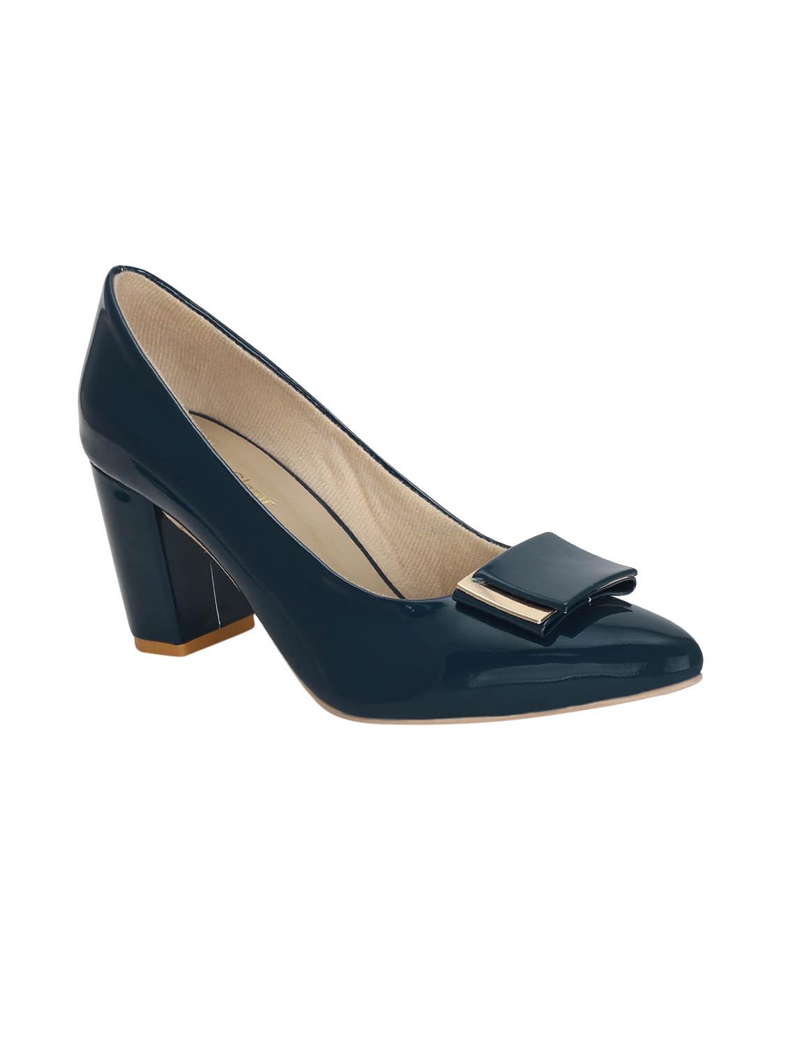 navy slip on pumps - 15971445 - Zoom Image - 1
