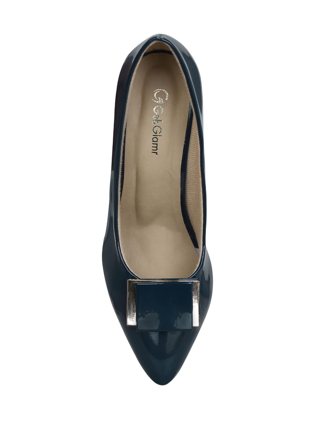 navy slip on pumps - 15971445 - Zoom Image - 4