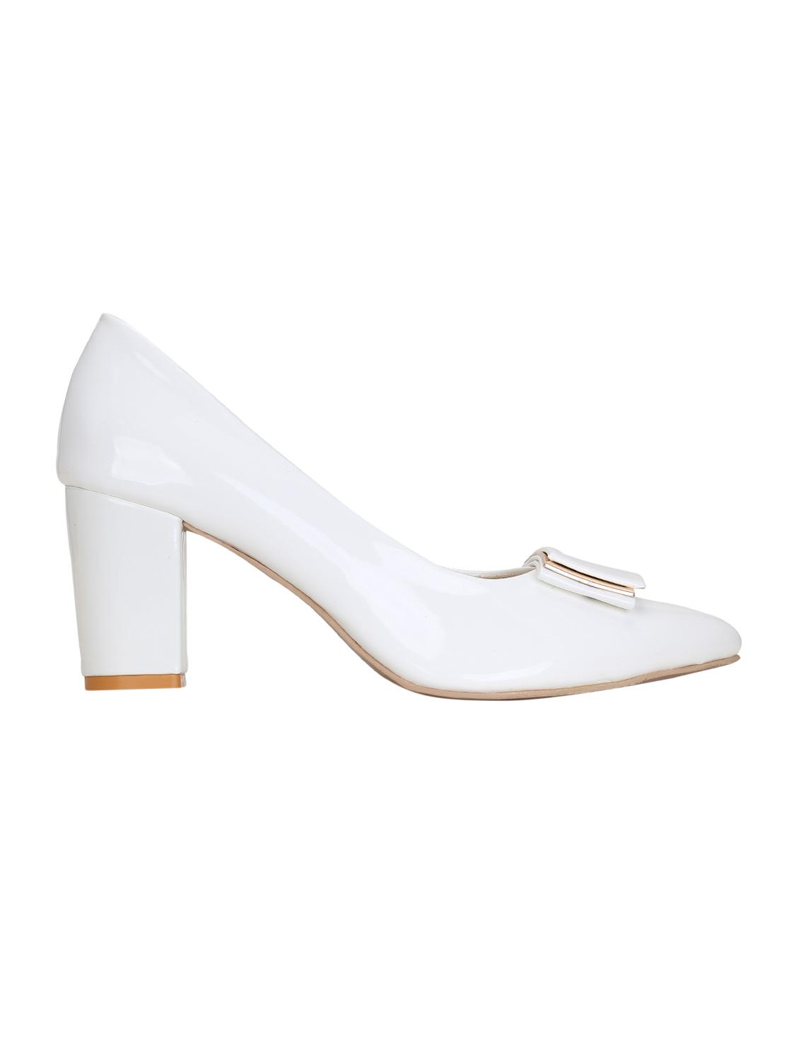 white slip on pumps - 15971447 - Zoom Image - 2