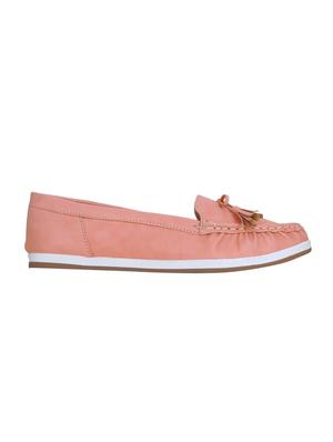 pink slip on loafers - 15971450 - Standard Image - 2