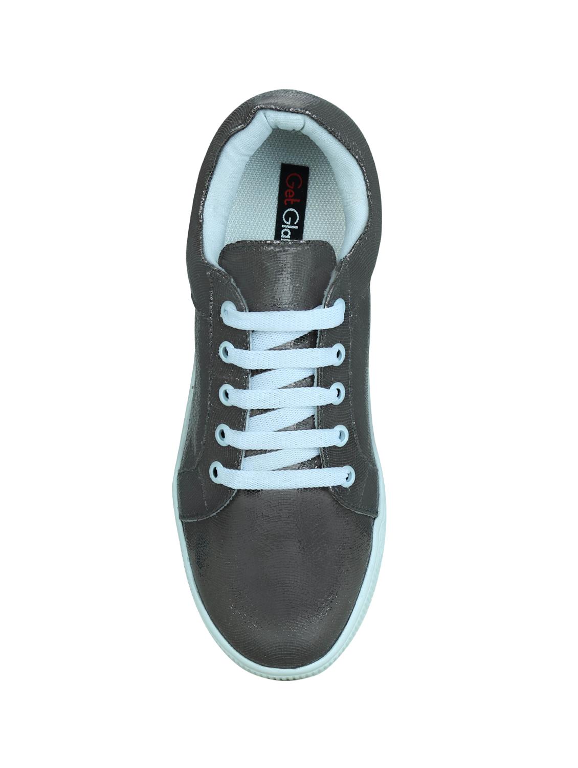 grey lace-up sneakers - 15971456 - Zoom Image - 4
