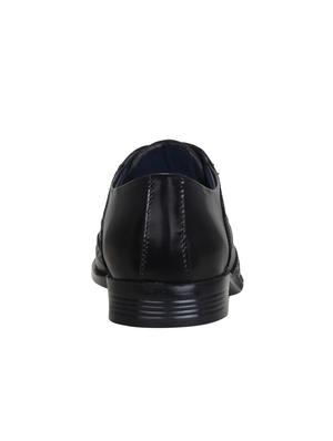 black leather lace-up derbys - 15971459 - Standard Image - 3