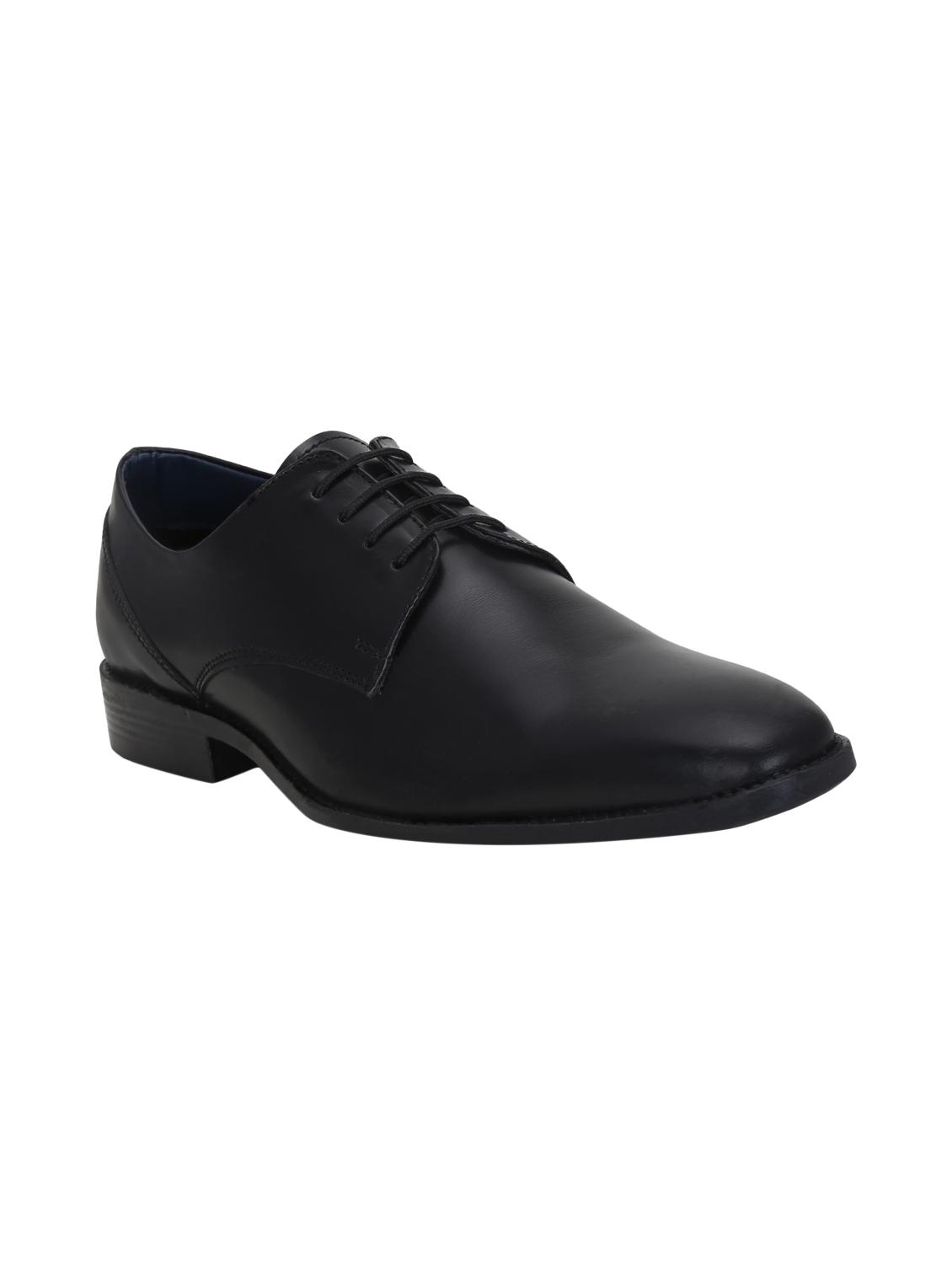 black leather lace-up derbys - 15971460 - Zoom Image - 1