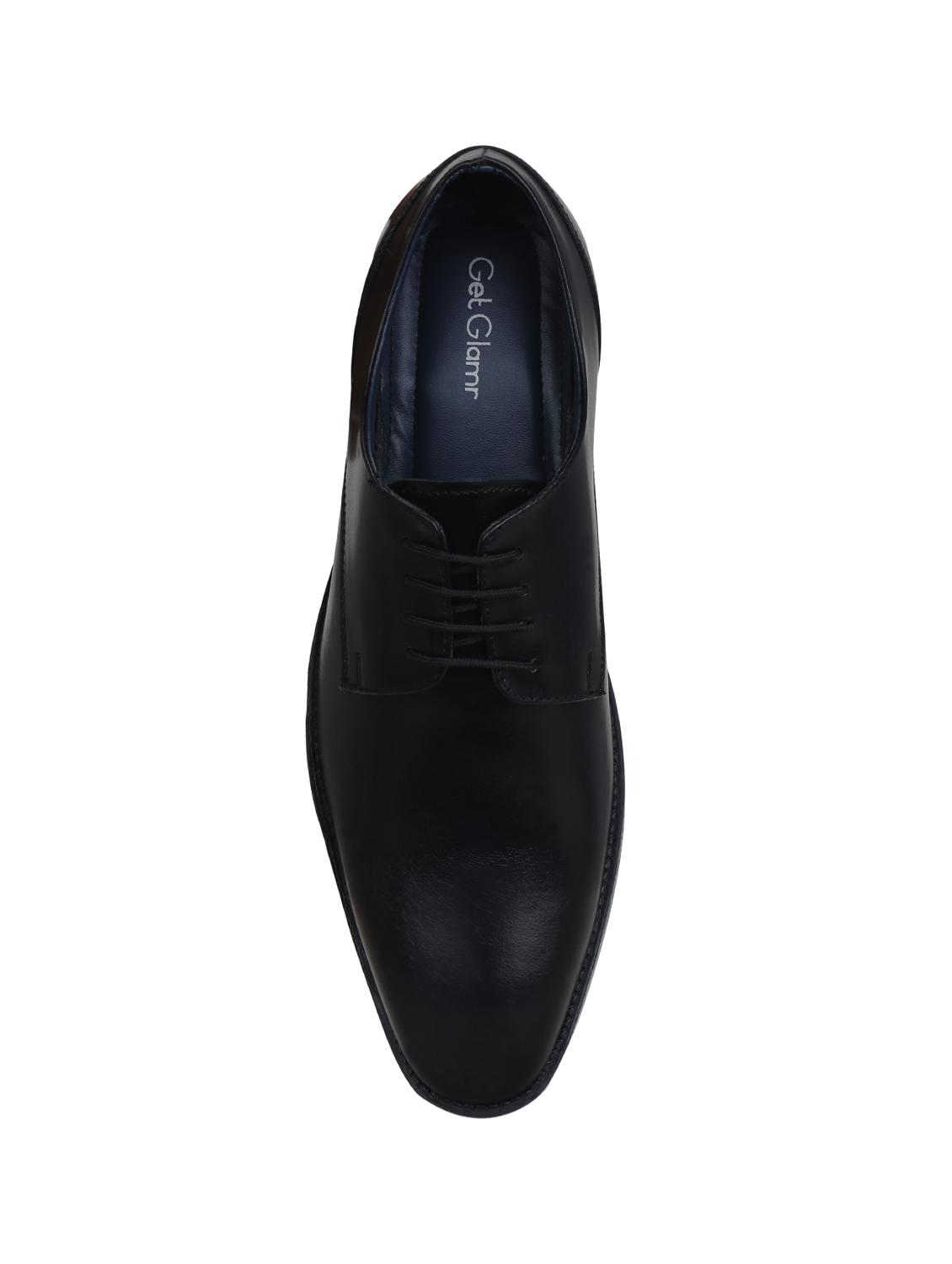 black leather lace-up derbys - 15971460 - Zoom Image - 4