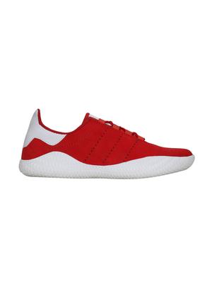 red leatherette sport shoes - 15971470 - Standard Image - 2