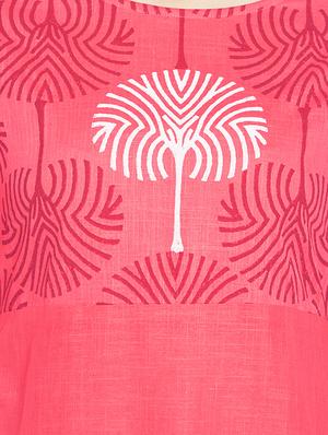 high low printed kurta - 15971476 - Standard Image - 4