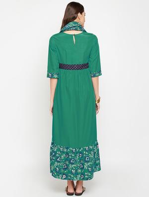 flared printed dress - 15971506 - Standard Image - 3