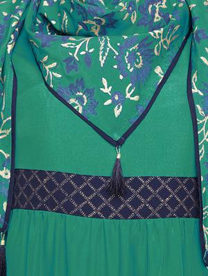 flared printed dress - 15971506 - Standard Image - 4