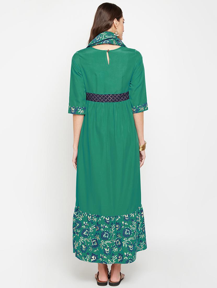 flared printed dress - 15971506 - Zoom Image - 3