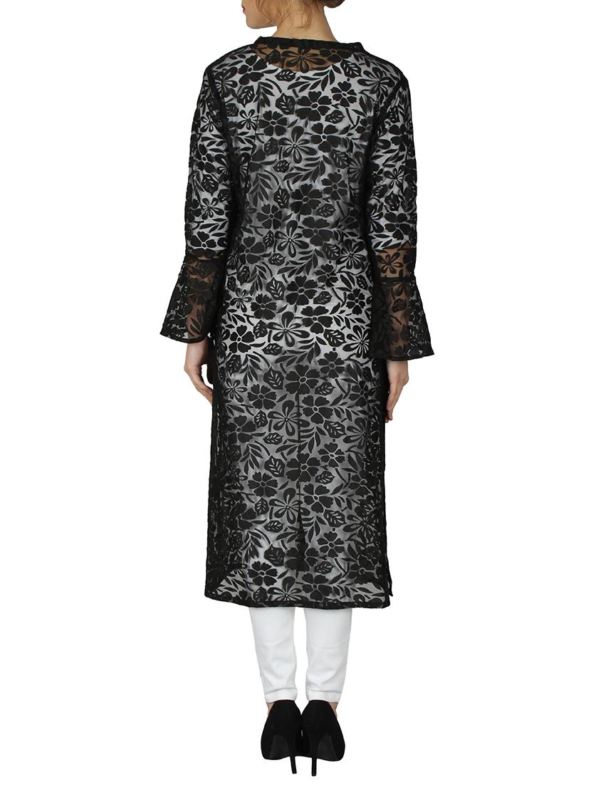 straight bell sleeves shrug - 15971560 - Zoom Image - 3