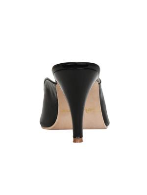 black slip on mules - 15971787 - Standard Image - 3