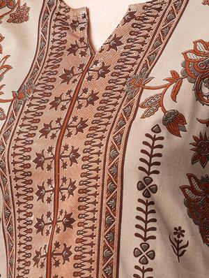 printed straight kurta - 15972098 - Standard Image - 4