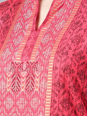 printed straight kurta - 15972112 - Standard Image - 4