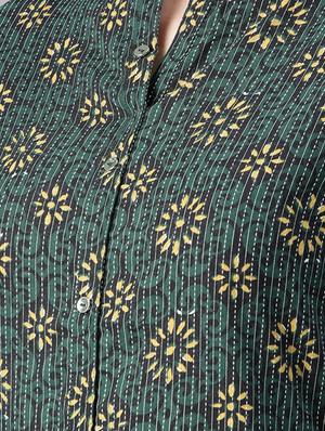 printed straight kurta - 15972117 - Standard Image - 3