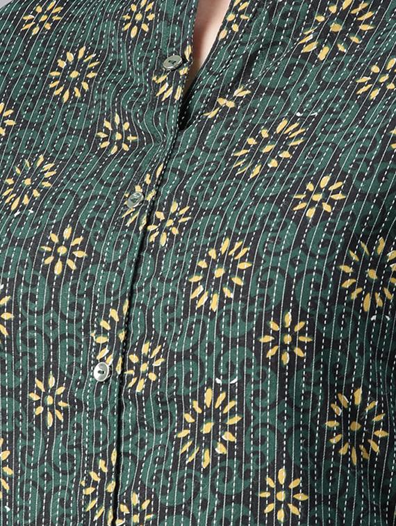 printed straight kurta - 15972117 - Zoom Image - 3