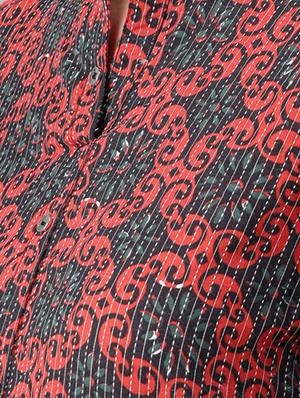 straight printed kurta - 15972121 - Standard Image - 4