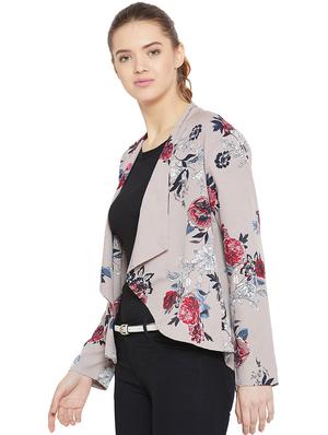 mauve floral shrug - 15972588 - Standard Image - 2