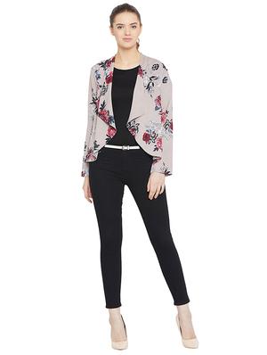 mauve floral shrug - 15972588 - Standard Image - 4
