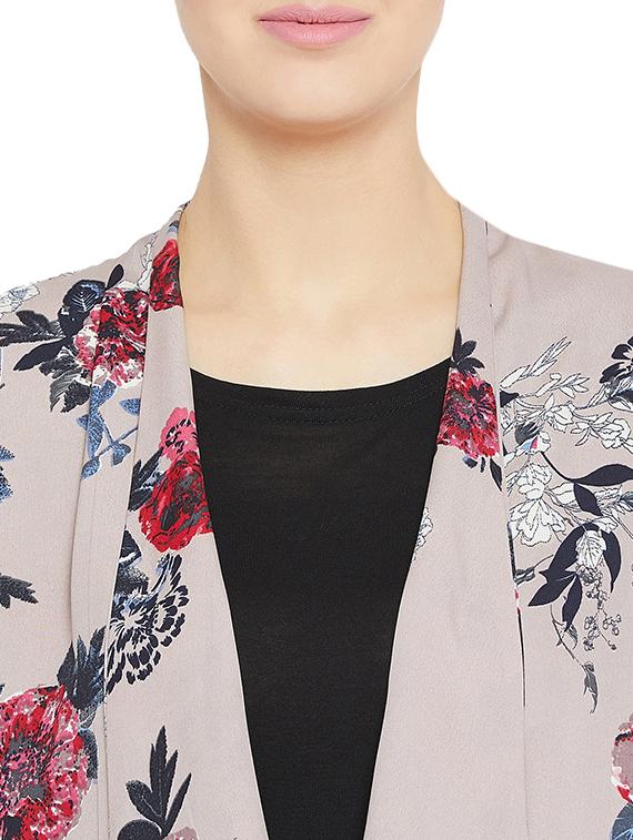 mauve floral shrug - 15972588 - Zoom Image - 5