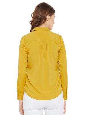 concealed placket embroidered shirt - 15972594 - Standard Image - 3