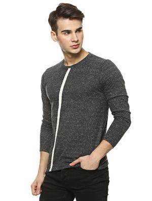 grey melange t-shirt - 15972741 - Standard Image - 2