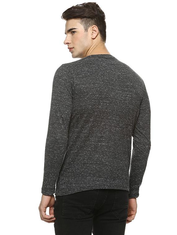 grey melange t-shirt - 15972741 - Zoom Image - 3