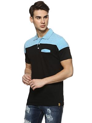 black color block tshirt - 15972742 - Standard Image - 2