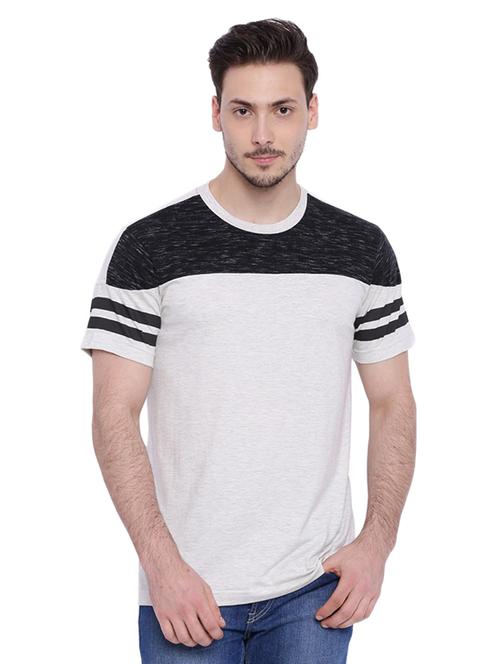 white cut & sew taped tshirt - 15972750 - Standard Image - 1